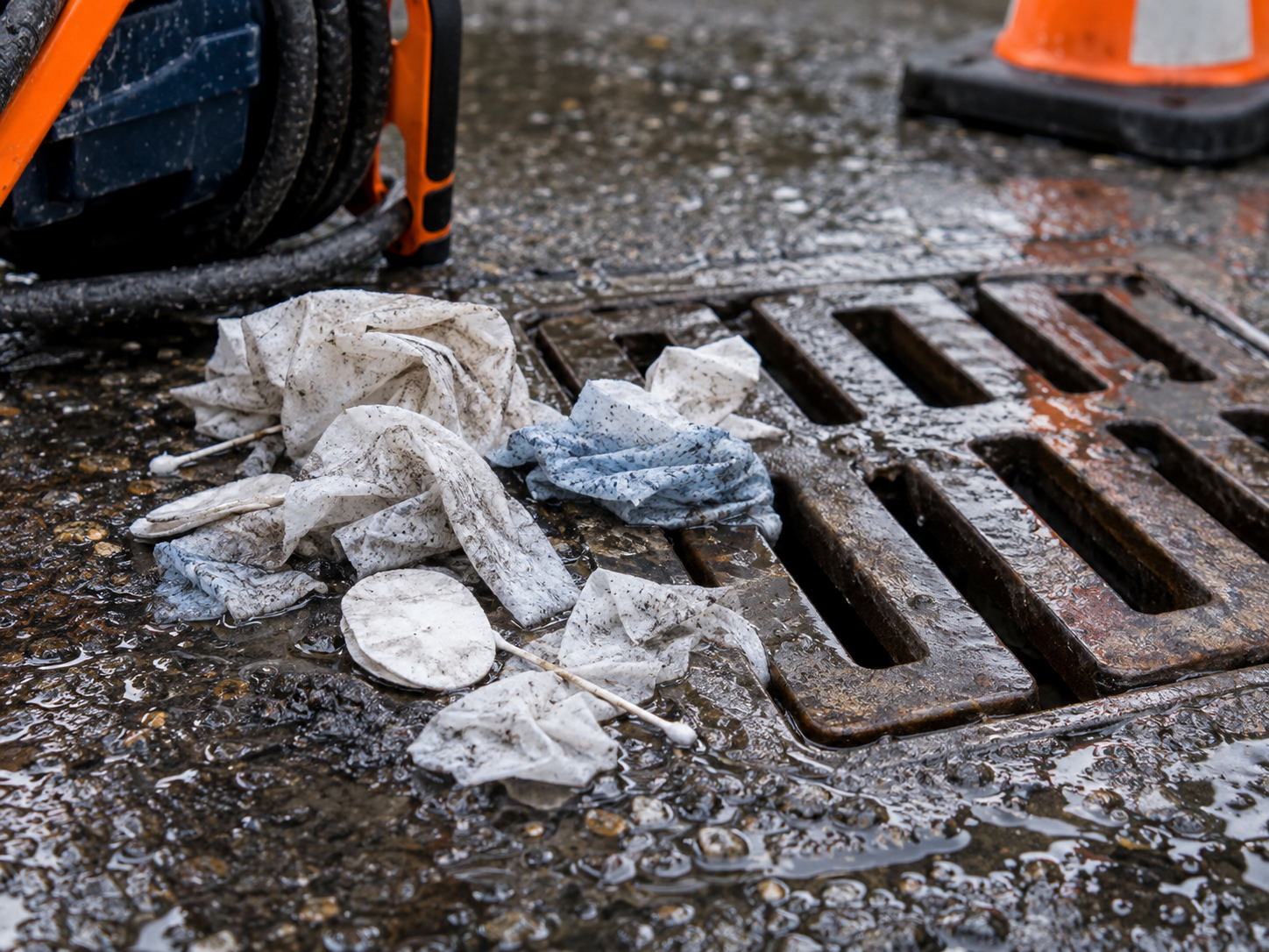 Wipes and hygiene products causing blocked drains