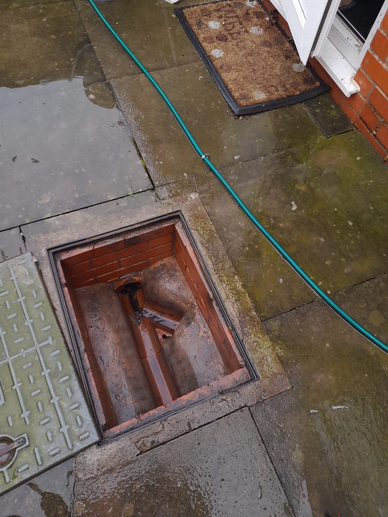 Commercial property requiring drainage services